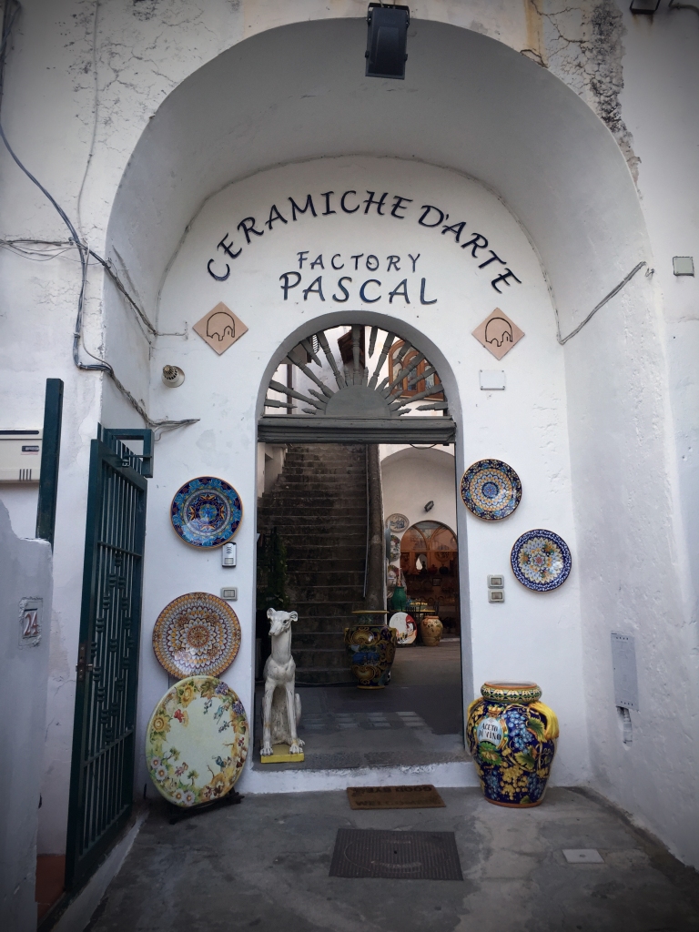 The place to get ceramics in Ravello!