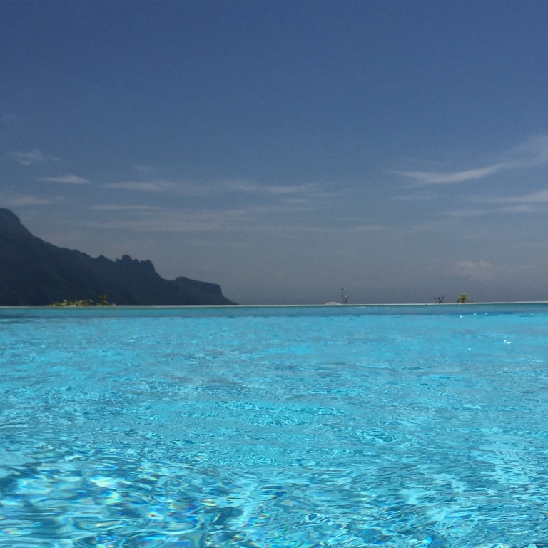 Infinity pool that was too cold for me