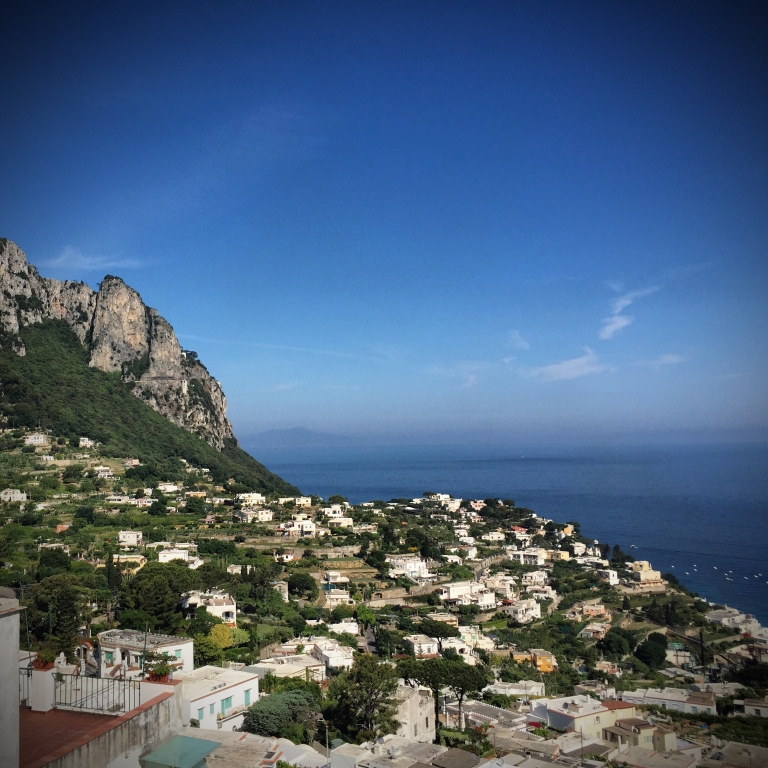 View of Capri from our hike