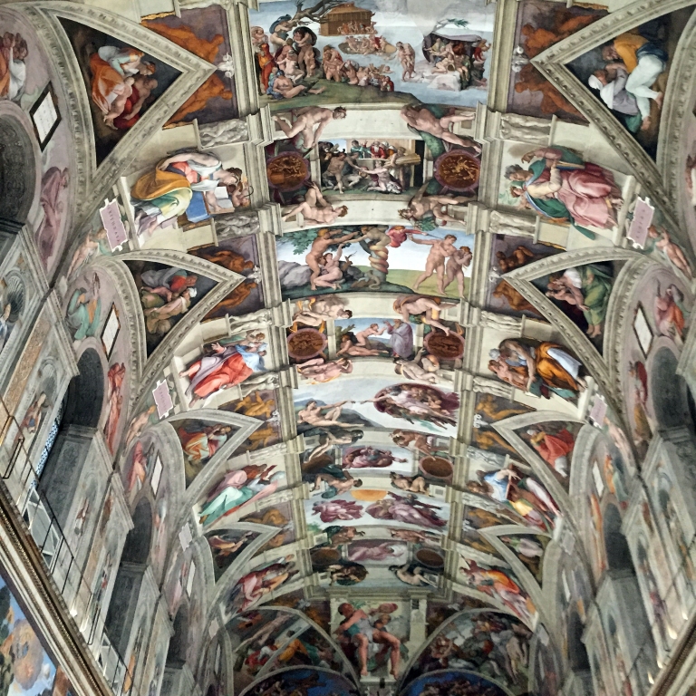 Illegal picture of the Sistine Chapel