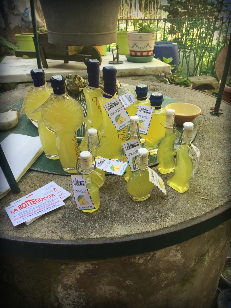 Limoncello from a family house in Ticciano