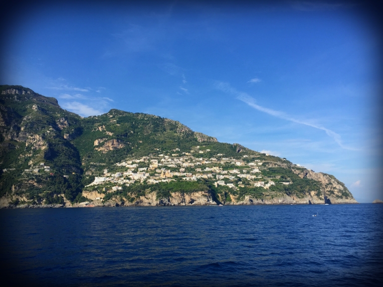 Praiano; a town between Amalfi and Positano